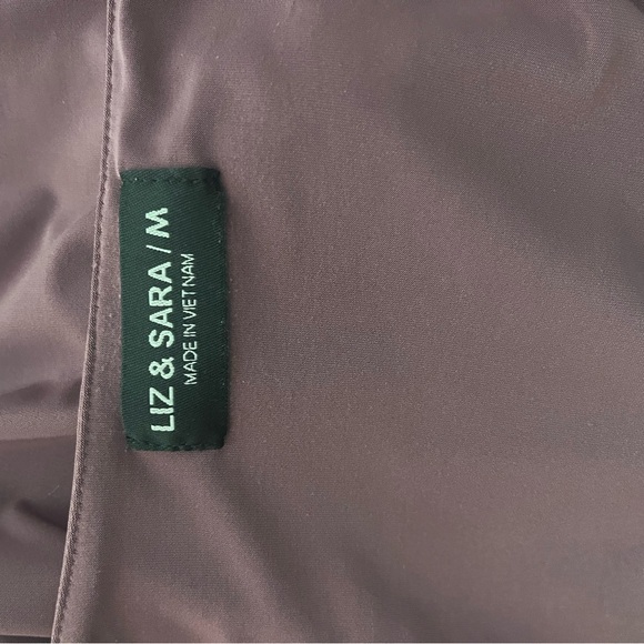 Luz & Sara Women's Short Sleeve Mauve Top - Picture 3 of 3